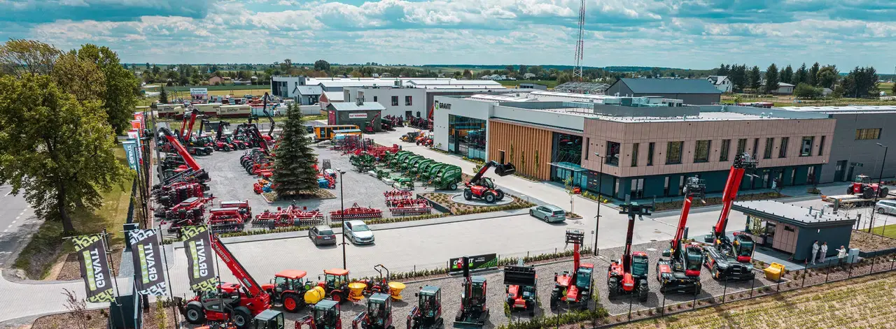 Lublin — oddział GRAVIT Budynek i plac oddziału GRAVIT Rental Siedziba Główna Lublin.